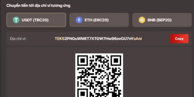 Các phương thức nạp tiền tại nhà cái Xo88