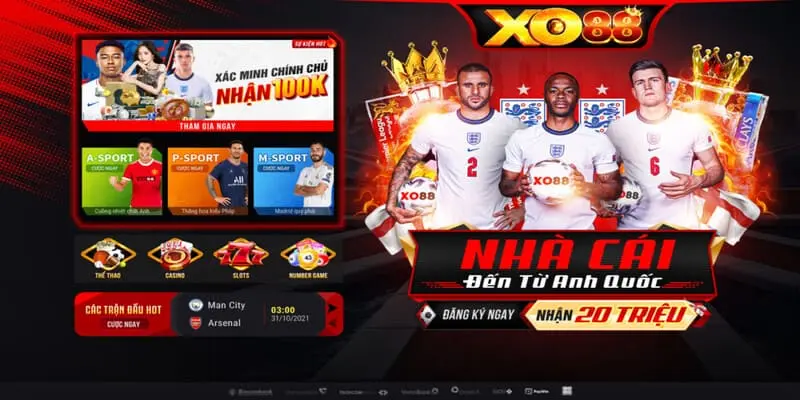 Thể thao Xo88 đang là nền tảng cá cược trực tuyến hàng đầu 2025