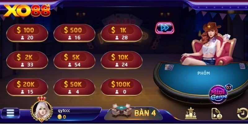 Mỗi game bài Xo88 đều có luật chơi riêng biệt