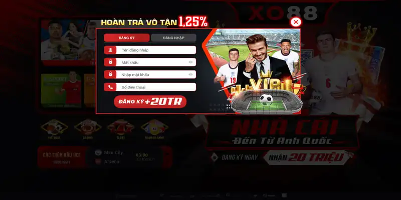 Thể thao Xo88 hỗ trợ các tính năng như đặt cược trực tiếp